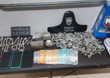 PM apreende grande quantidade de entorpecente na cidade de Boa Esperança