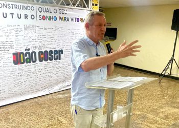 Sonhos para Vitória dão o tom da pré-campanha de João Coser