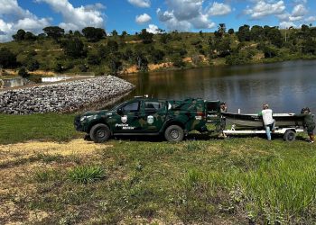 Operação da Polícia Ambiental combate pesca ilegal na barragem Walter José Matielo