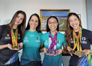 Com capixabas, Brasil faz sua melhor participação na história da Copa do Mundo de Ginástica Rítmica