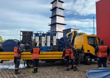 Estações de tratamento do Corpo de Bombeiros do ES começam a operar no RS