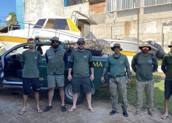 Mais de 2 mil metros de redes ilegais de pesca são apreendidas em operação no ES