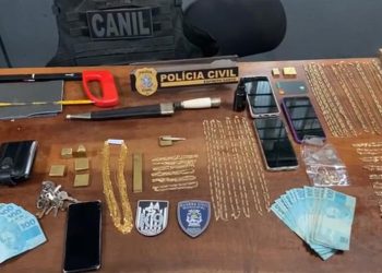 Polícia prende cinco pessoas suspeitas de golpe envolvendo a venda de ouro falsificadas