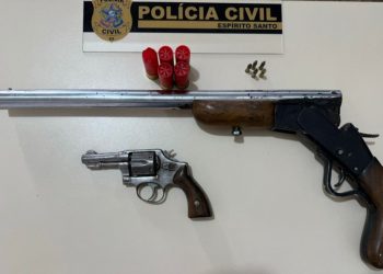 Homem é investigado por ensinar filhas de 9 e 11 anos a atirar em São Mateus