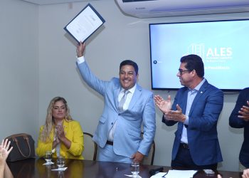 Bruno Lamas toma posse pela terceira vez como deputado