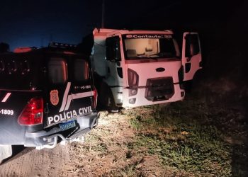 Polícia prende suspeito de furto de caminhão de Prefeitura do ES