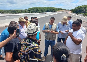Comissão de Infraestrutura visita obras do Contorno de Jacaraípe