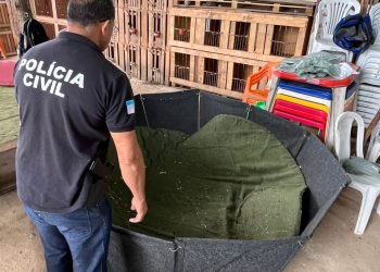 Polícia fecha estrutura de rinha de galos e conduz responsável no ES