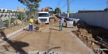 Prefeitura inicia pavimentação em ruas do Bairro Mata Atlântica em Jaguaré