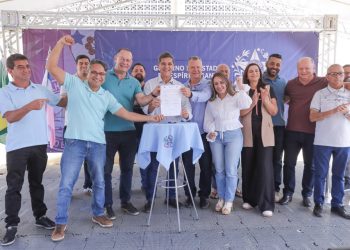 Ricardo Ferraço dá Ordem de Serviço para construção de nova barragem em Mantenópolis