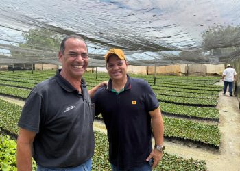 Prefeitura de Carlos Chagas realiza vista técnica em viveiro de Pinheiros