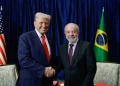 Comércio e crime organizado serão temas da reunião entre Lula e Trump