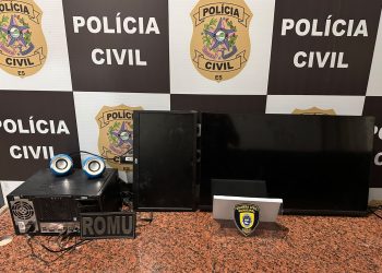 Polícia e Guarda Municipal prendem três suspeitos e recuperam bens furtados de escola municipal em Marataízes