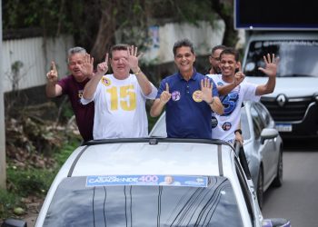 Ricardo lidera caminhada motorizada em Cariacica, presta contas de investimentos e mobiliza a Grande Vitória