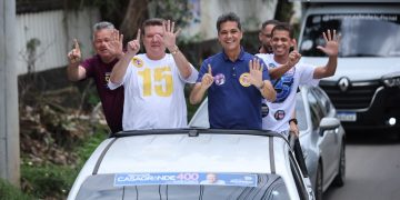 Ricardo lidera caminhada motorizada em Cariacica, presta contas de investimentos e mobiliza a Grande Vitória