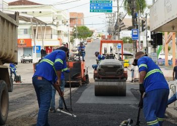 Macrodrenagem entra na fase final com avanço da pavimentação asfáltica em Pinheiros