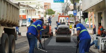 Macrodrenagem entra na fase final com avanço da pavimentação asfáltica em Pinheiros